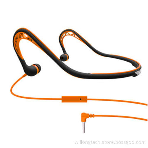 IPX5 Waterproof Neckband Earphones with 32 Ohms Impedance, TPE Soft Materials